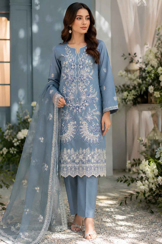 Embroidered Arabic Lawn Unstitched 3 Pcs