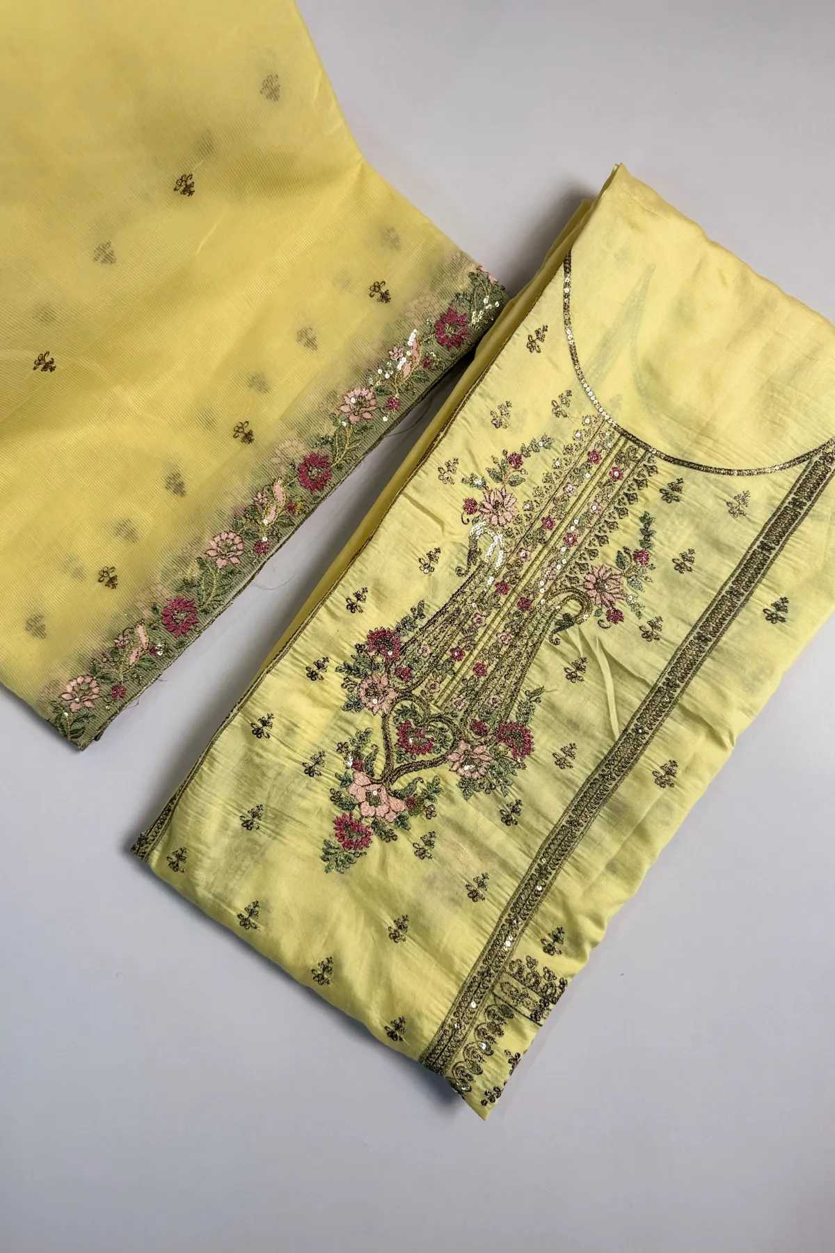 Tilla Zari Embroidered Arabic Lawn Unstitched 3 Pcs