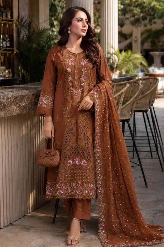 Embroidered Chikankari Unstitched 3 Pcs