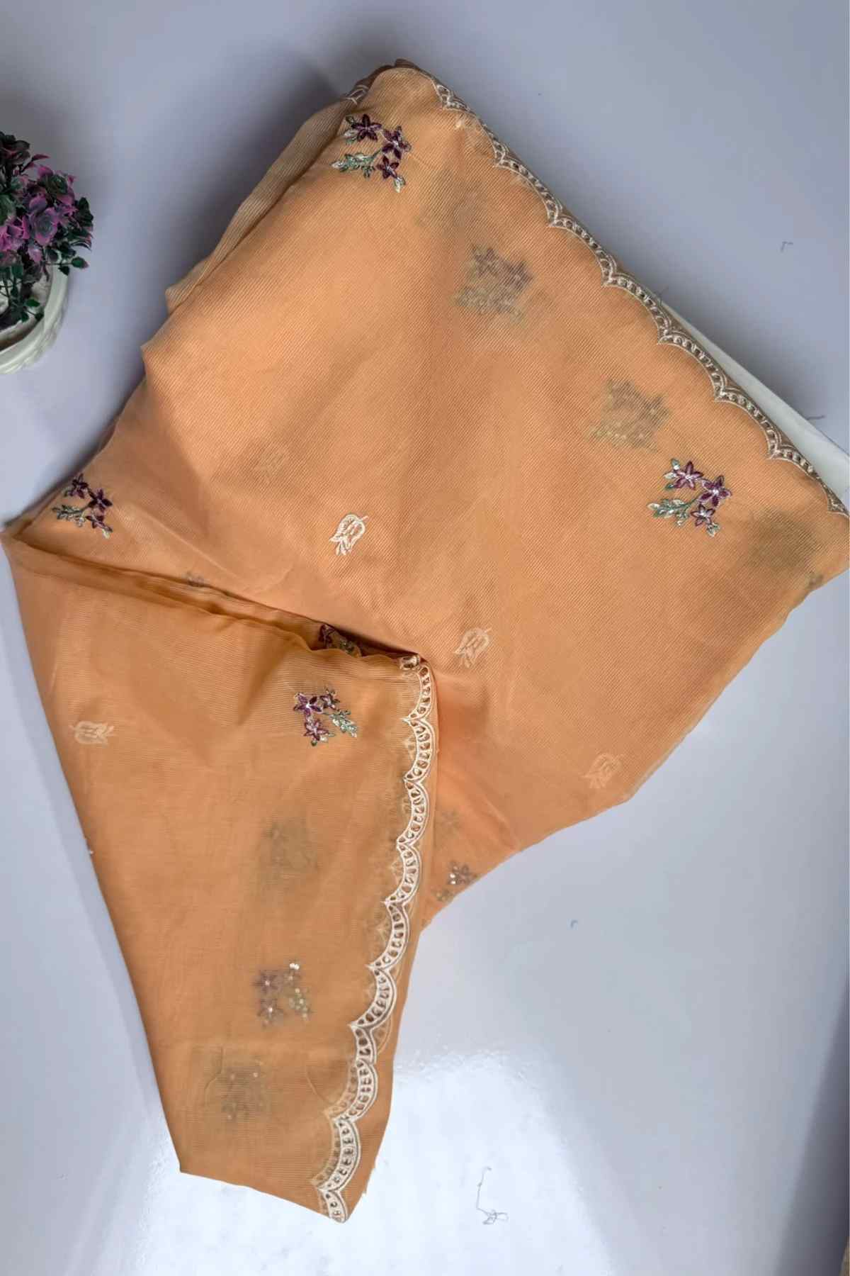 Embroidered Chikankari Lawn Unstitched 3 Pcs